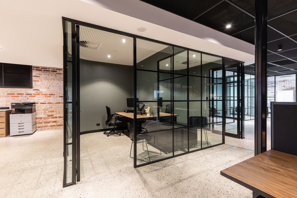 Phlow - Grounded Construction Group Project office space remodel for grounded construction group